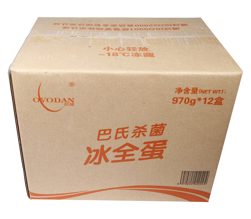 欧福 巴氏杀菌冰全蛋（盒装12*970g/箱）