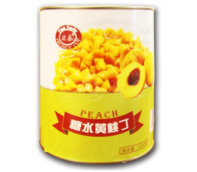 泛泰 黄桃丁（825g*24罐/箱）